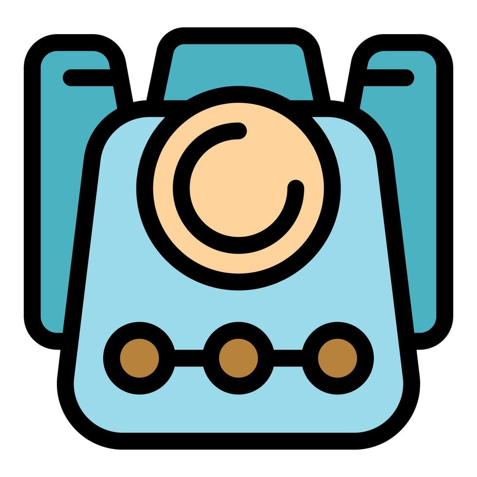 Retro instant camera capturing memories with style vector