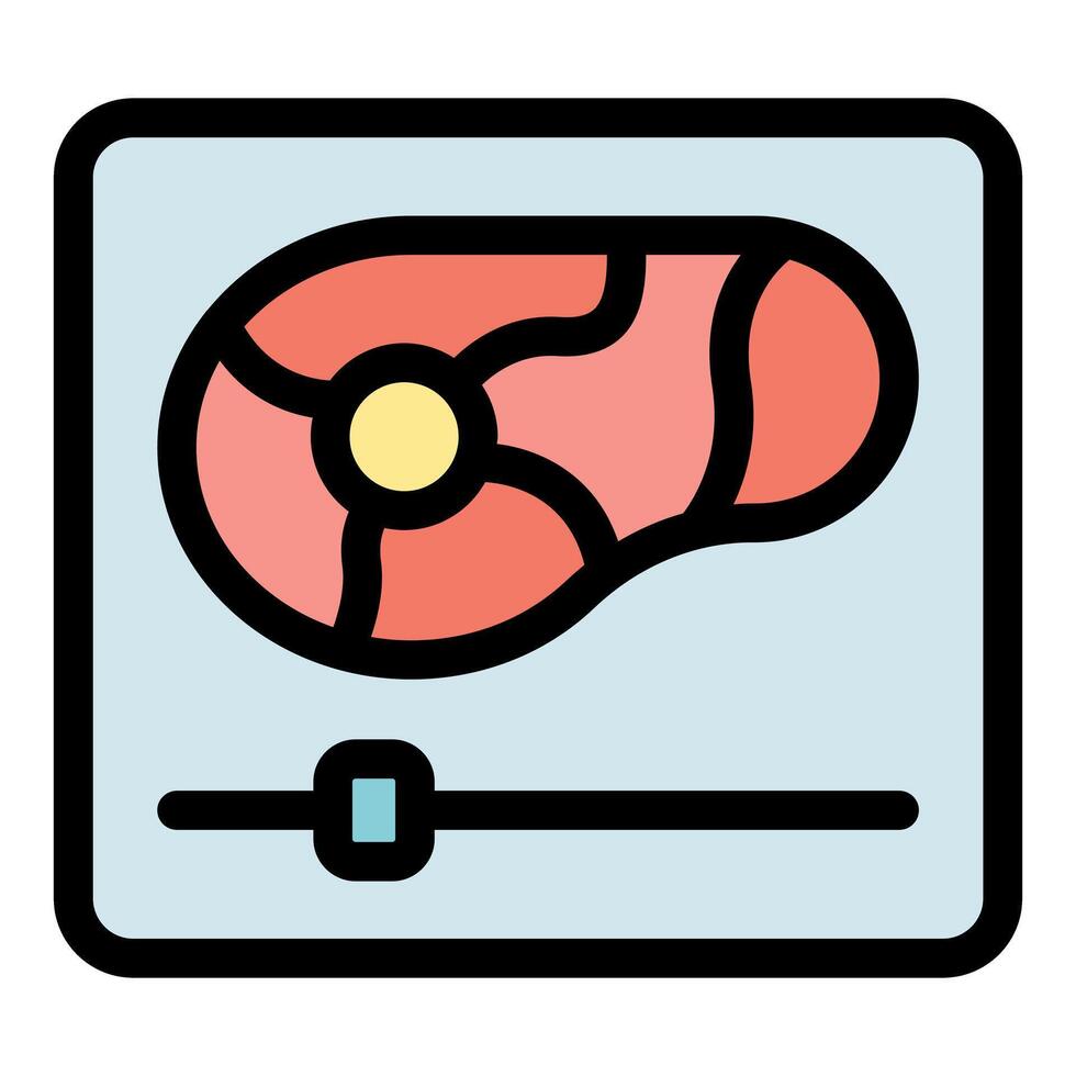 Vacuum sealer preserving meat, food saver machine icon vector