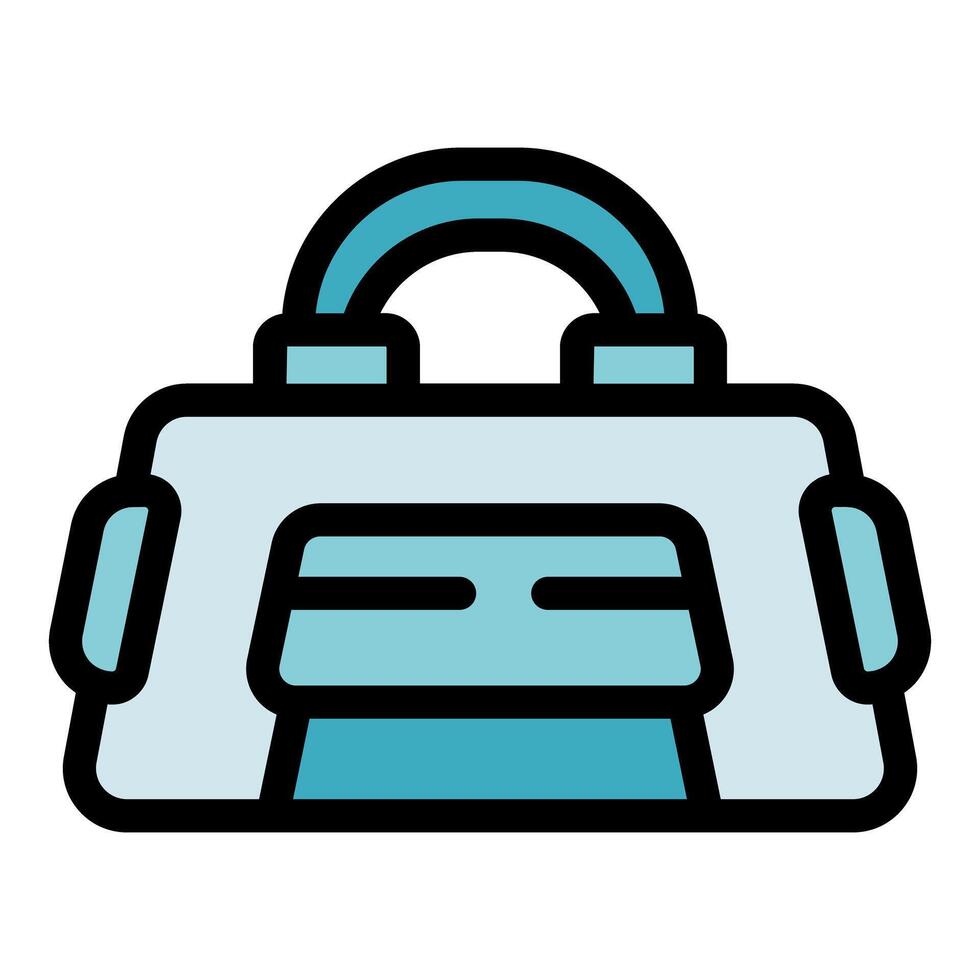 Carryall bag offering stylish and practical storage solution vector