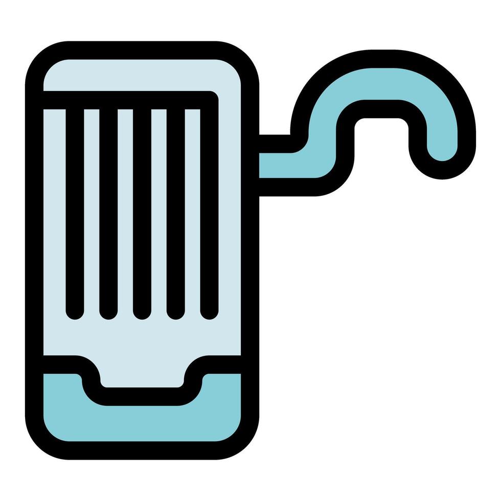 Portable mini washing machine for delicates and underwear featuring a hook for hanging vector