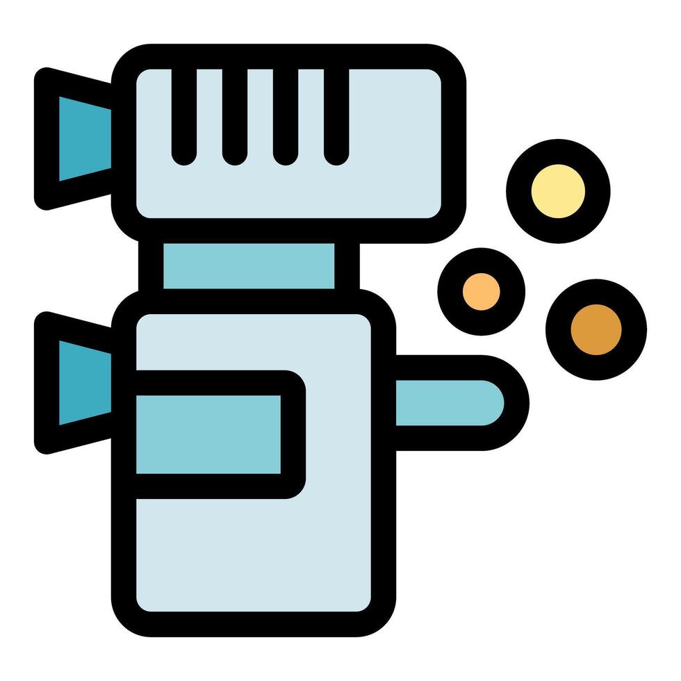 Popcorn machine making fresh popcorn for a movie night vector