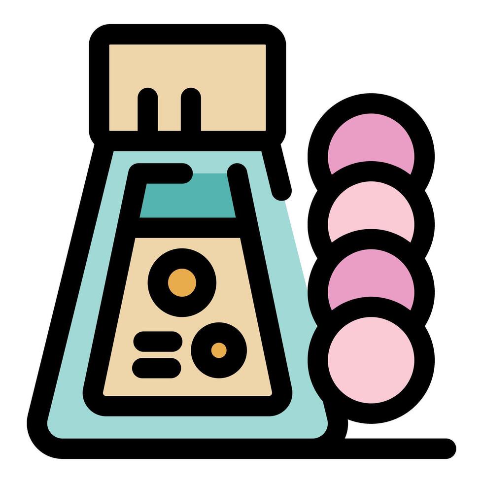 Bath bomb packaging with pink fizzies displayed on side vector