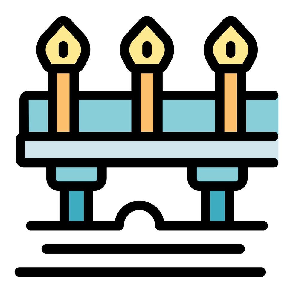 Offshore platform extracting natural resources from the ocean floor vector