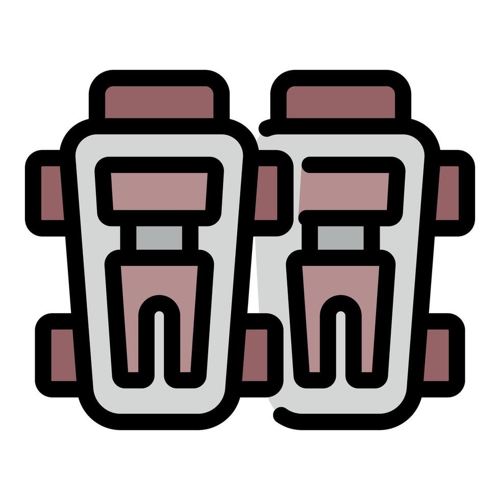 Hockey shin guards protecting player legs during fast paced game vector