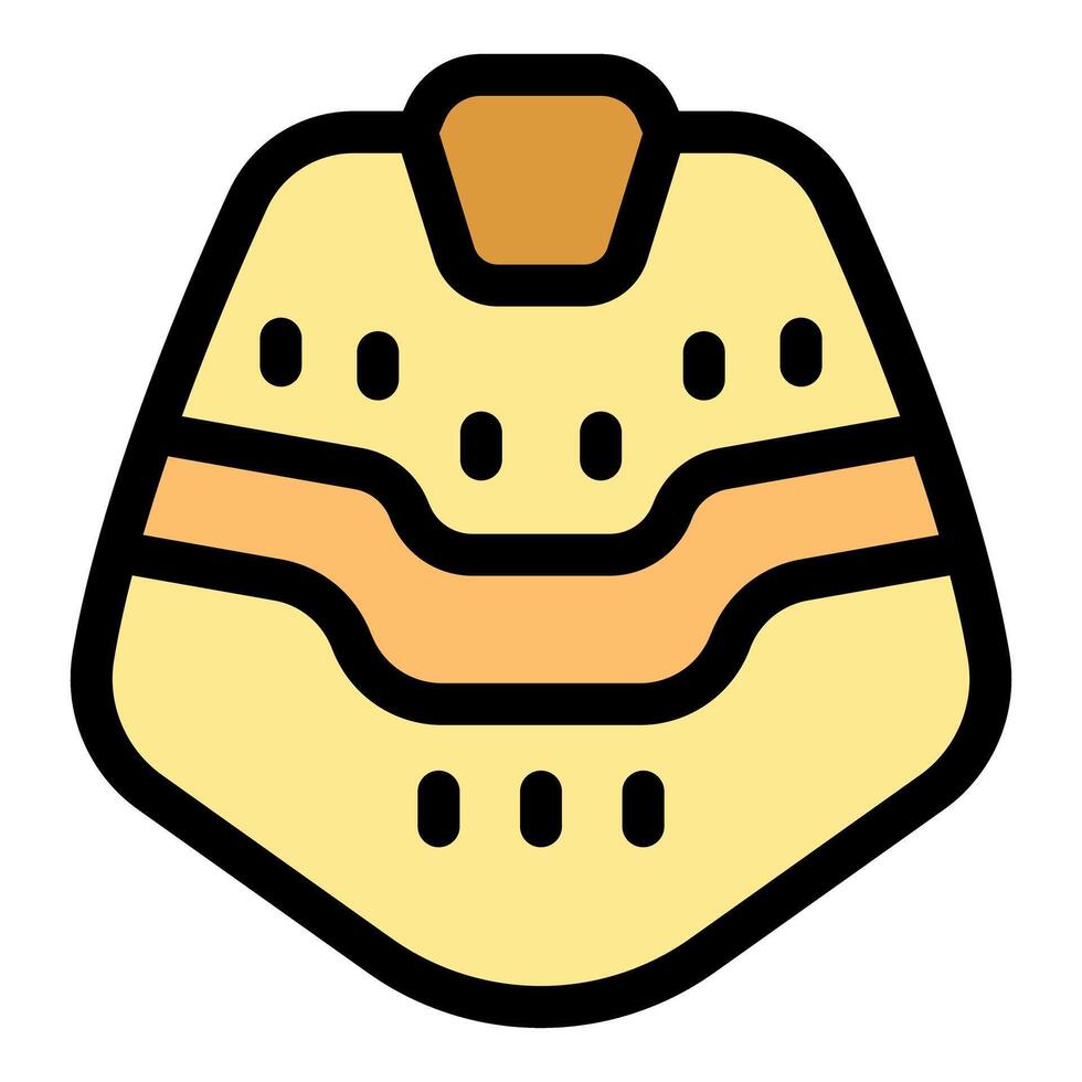 Protective helmet ensuring safety during dangerous activities vector