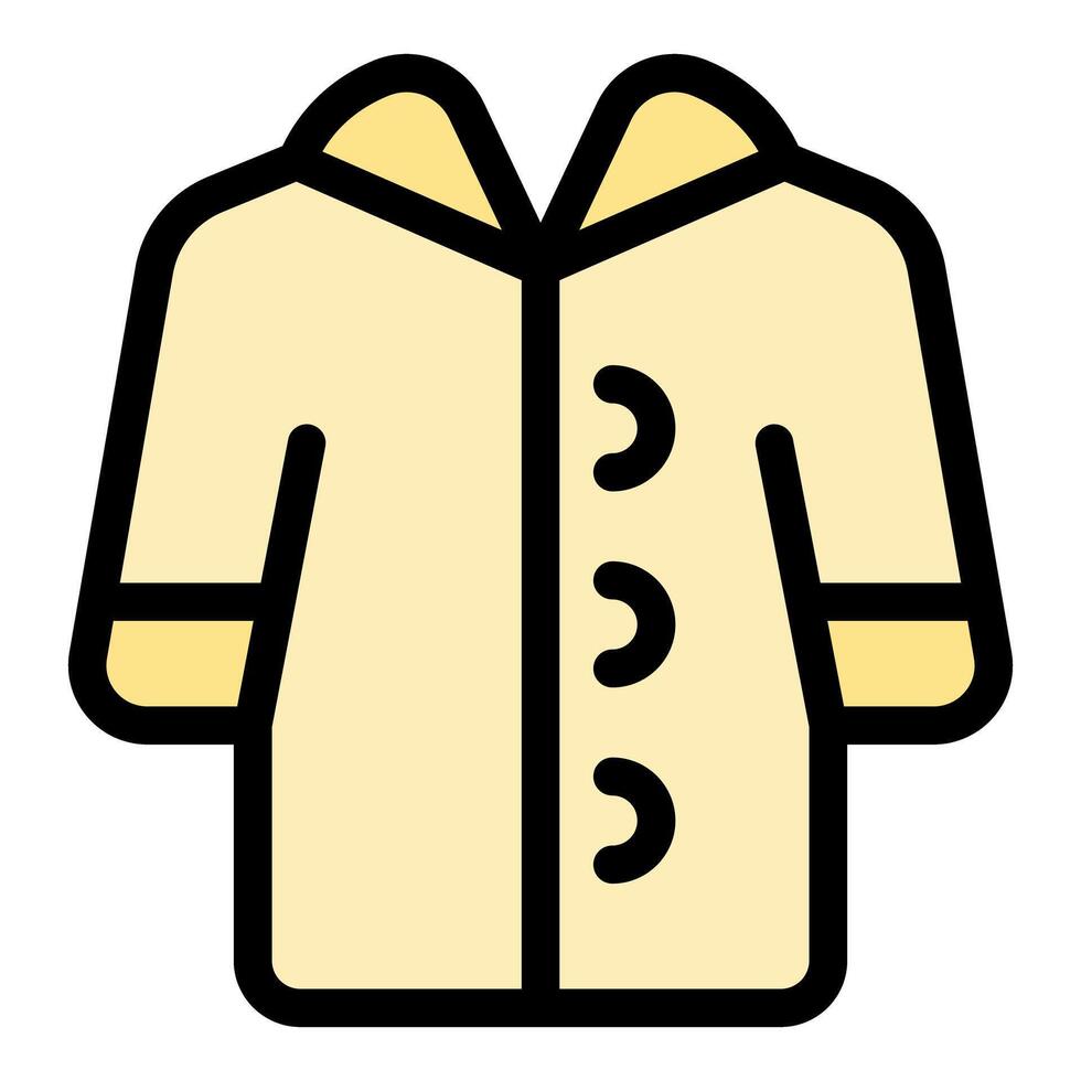 Waterproof raincoat protecting from rain and providing comfort vector