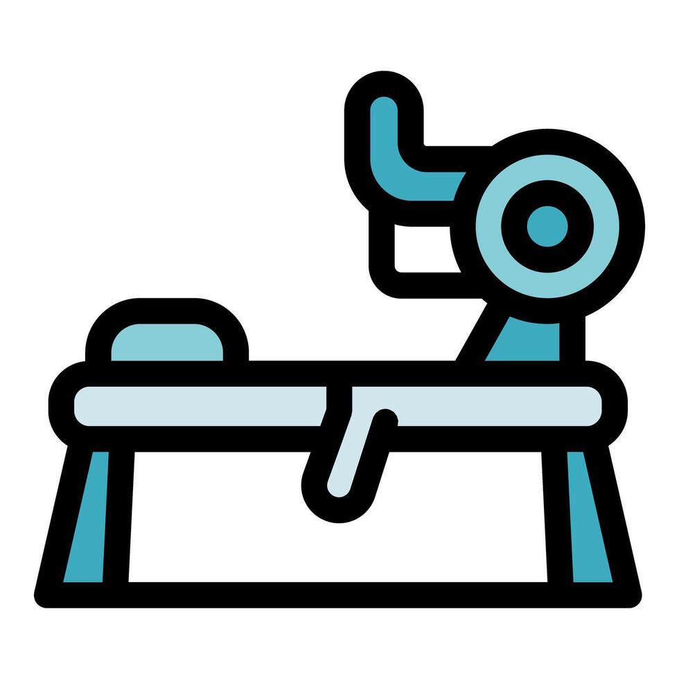 Modern gym equipment promoting healthy lifestyle and fitness training vector