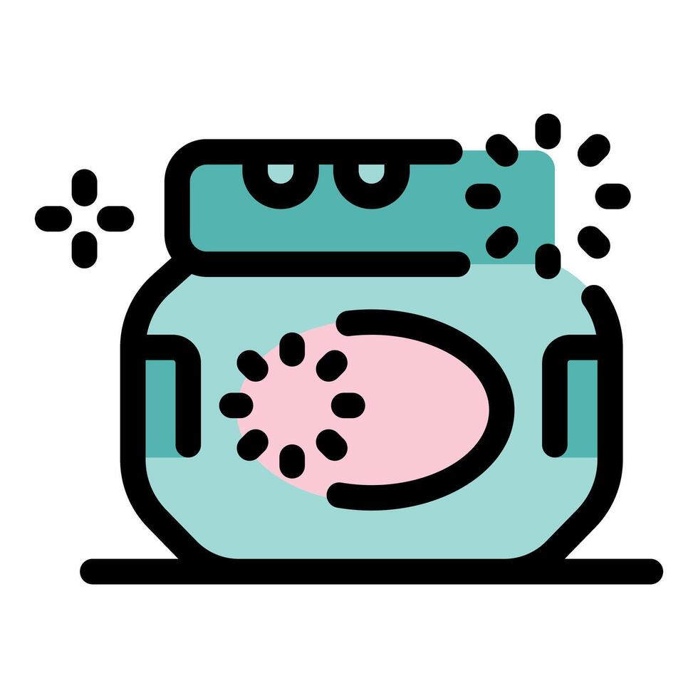 Laundry detergent with bright light effect is promising clean and fresh laundry vector
