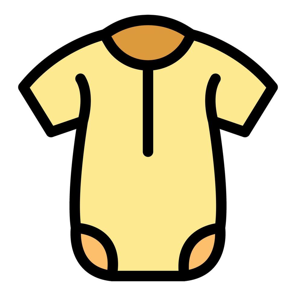 Baby clothes showing fashion clothing for toddler vector