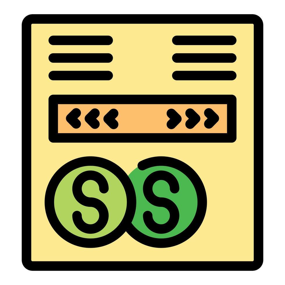 Money doubling app increasing wealth and savings icon vector