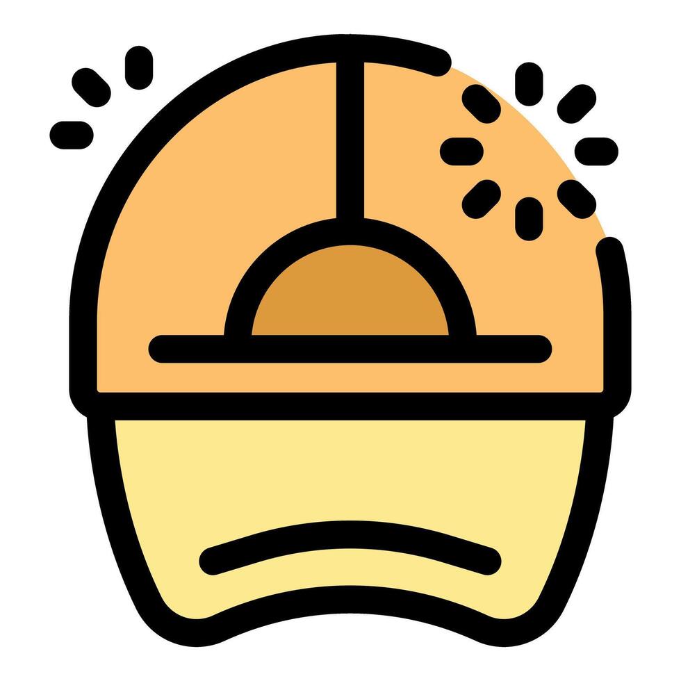 Sparkling clean baseball cap symbolizing freshness and style vector
