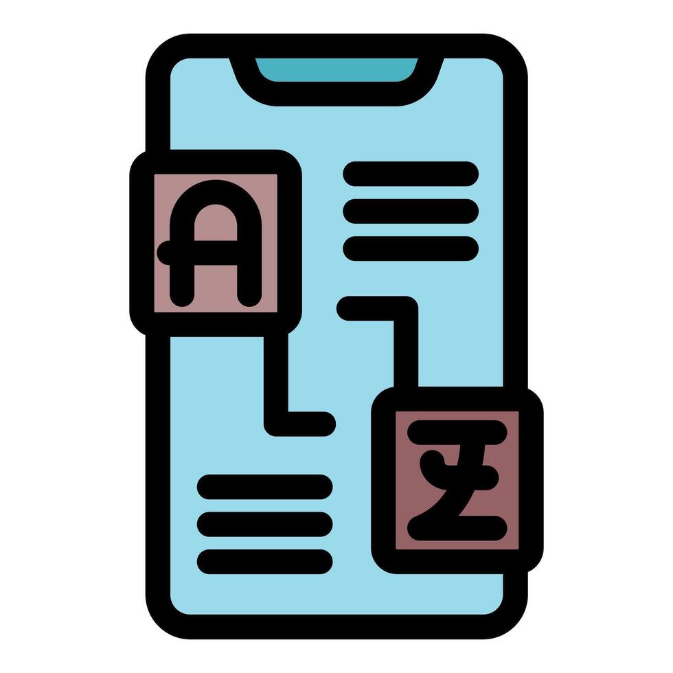 Smartphone displaying currency exchange process connecting different currencies vector