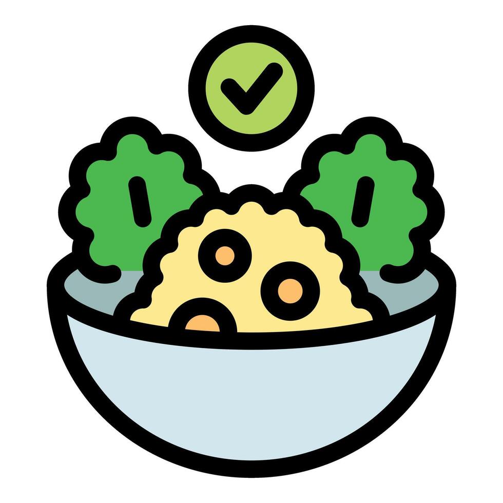 Healthy food promoting wellbeing and a balanced diet vector