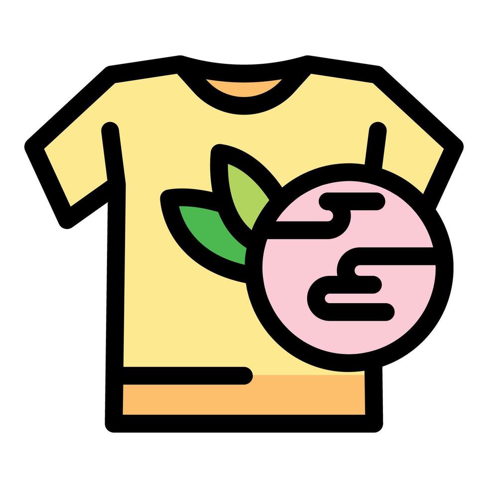 Yellow t shirt showing peach with green leaves representing mid autumn festival vector
