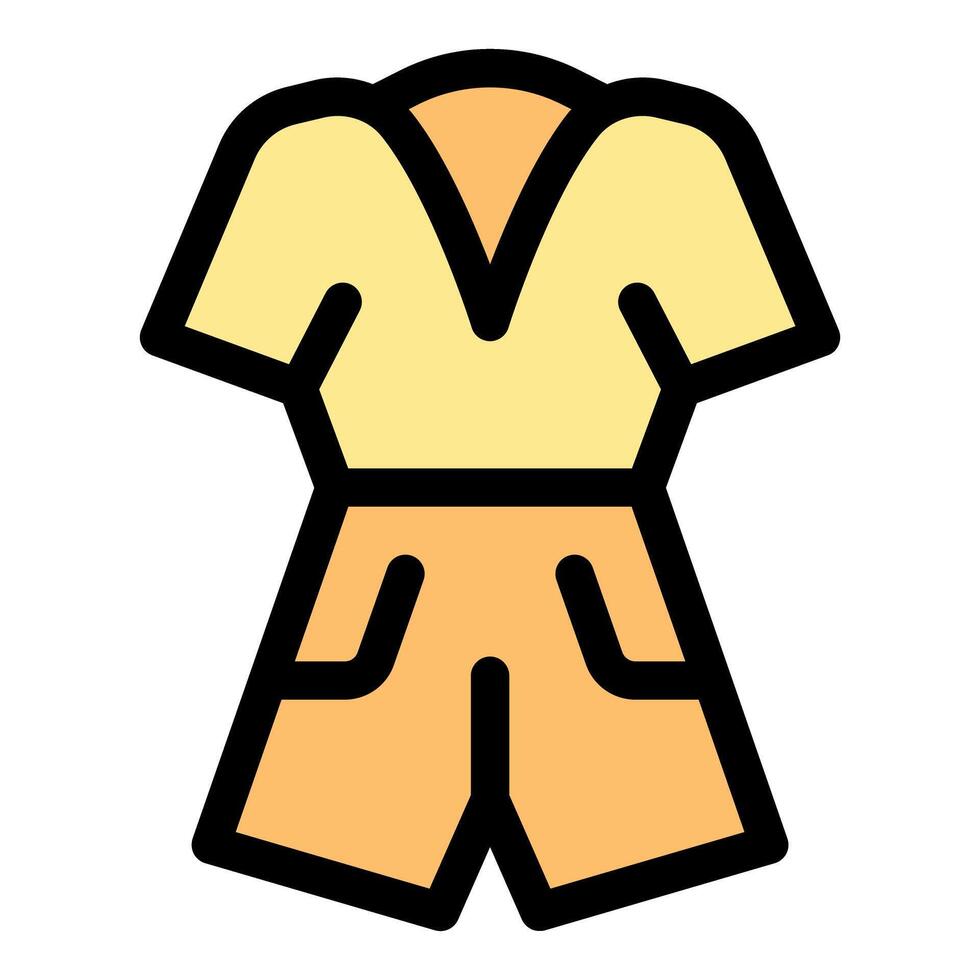 Protective workwear jumpsuit ensuring safety and functionality vector