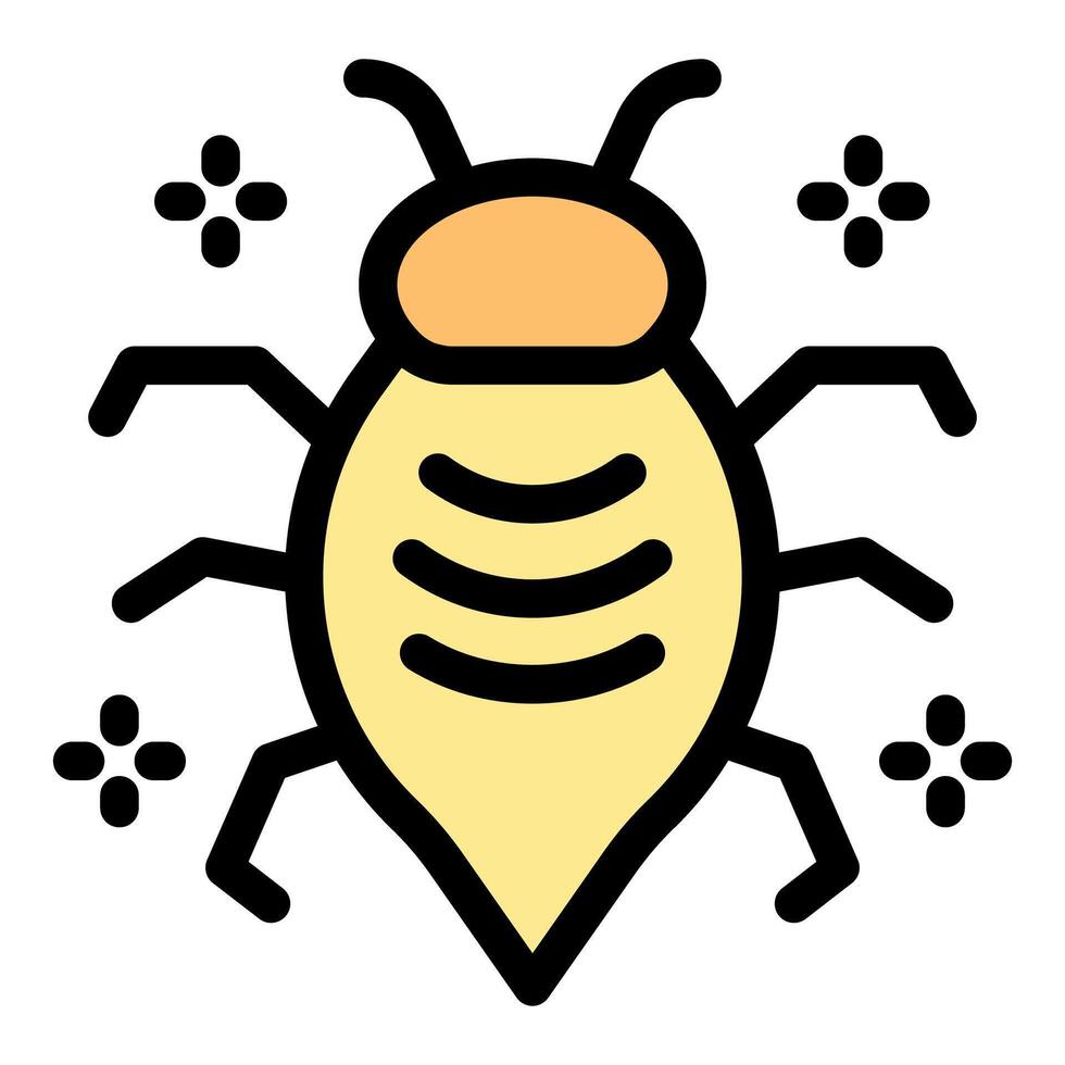Dust mite causing allergy and respiratory problems vector
