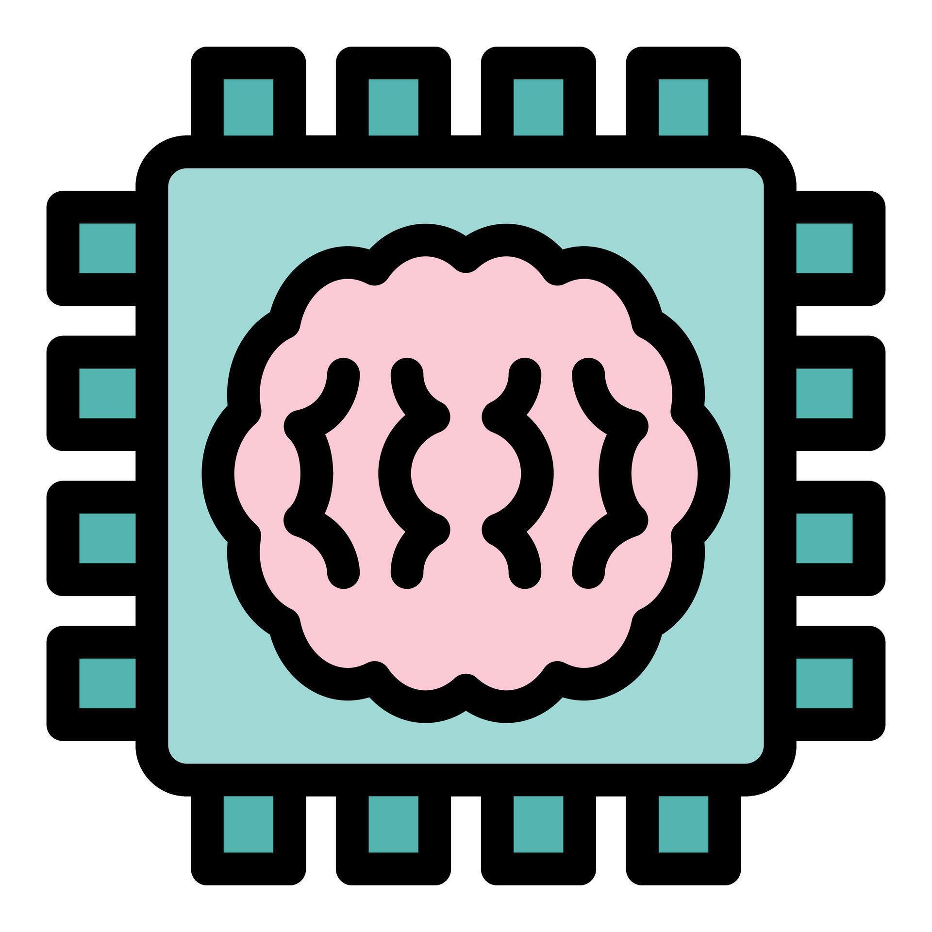 Artificial intelligence chip processing data with brain power 52742976 ...
