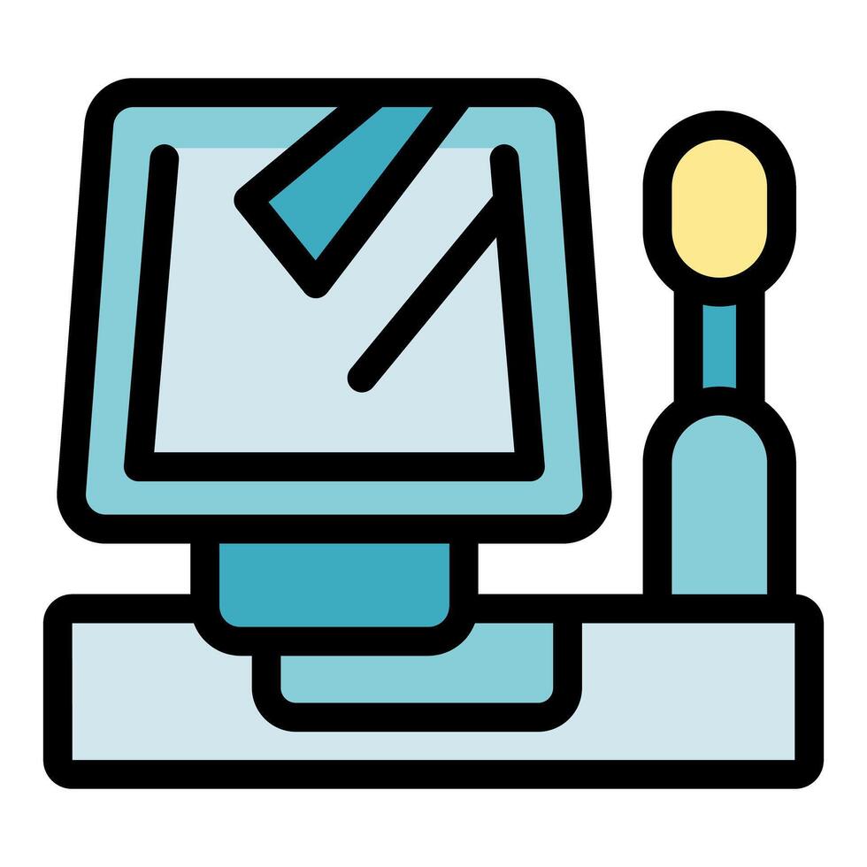 Modern pos terminal managing sales and payments processing efficiently vector