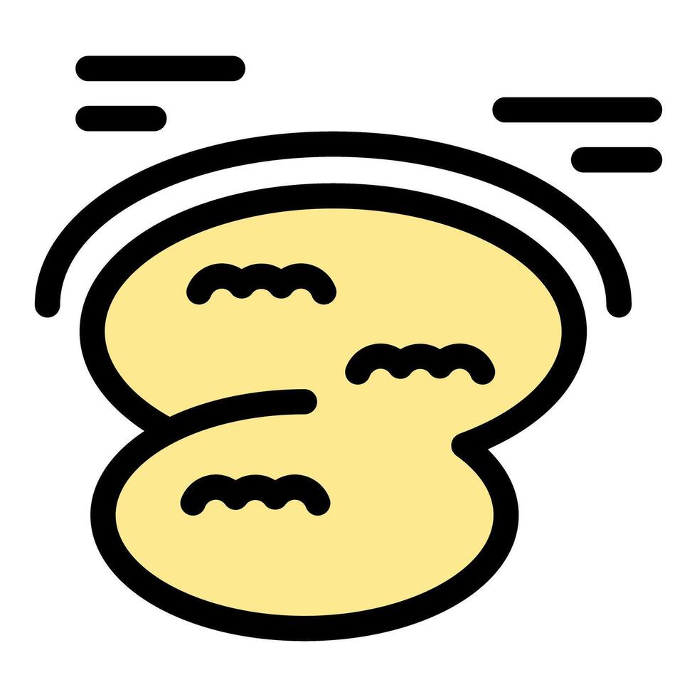 Peanut icon representing healthy snack and nutrition vector