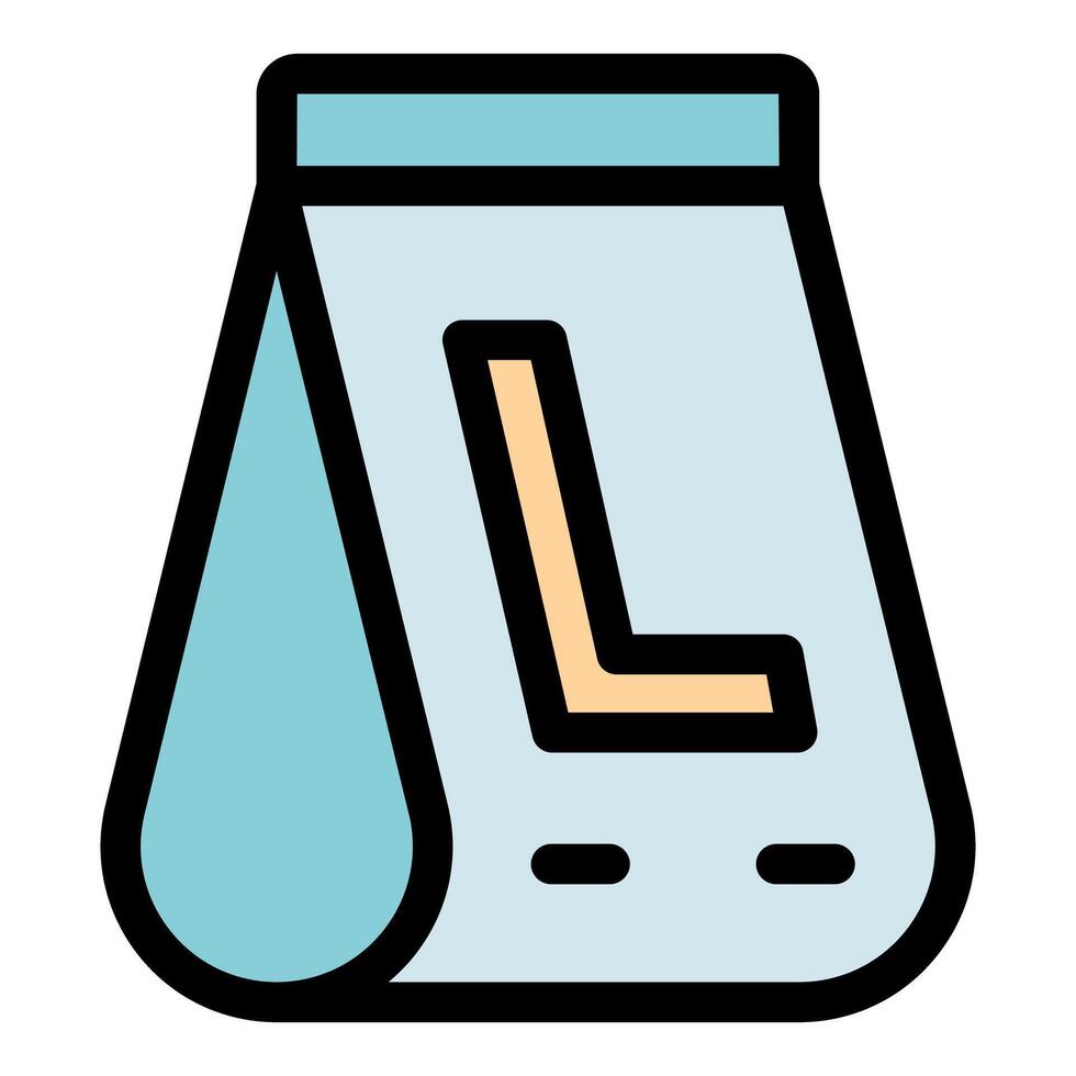 Learner permit sign showing provisional driving license vector