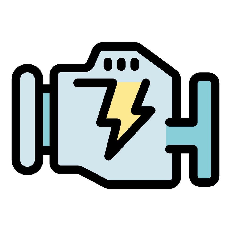 Electric engine providing clean energy for sustainable transportation vector