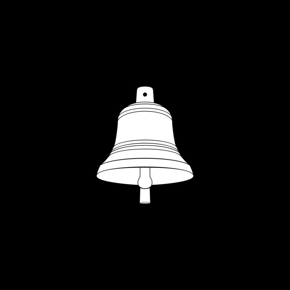 Silhouette of the Hand Ringing Bell, Flat Style, can use for Pictogram, Apps, Website, Logo, Art Illustration, of Graphic Design Element vector