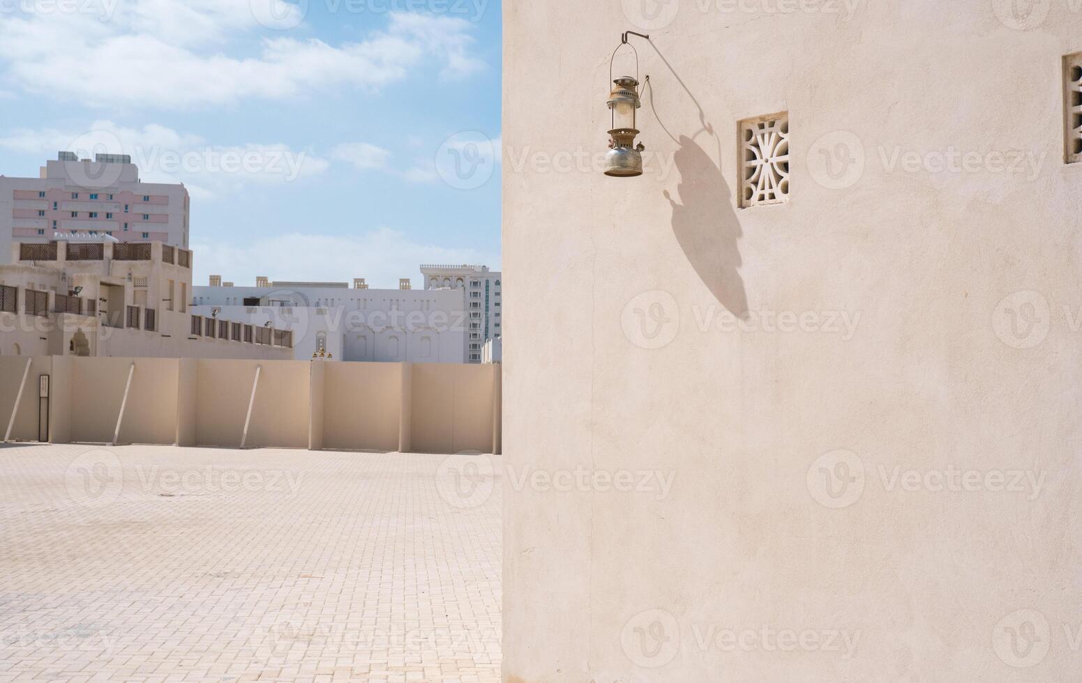 Arab Street in the old part of Sharjah, UAE photo