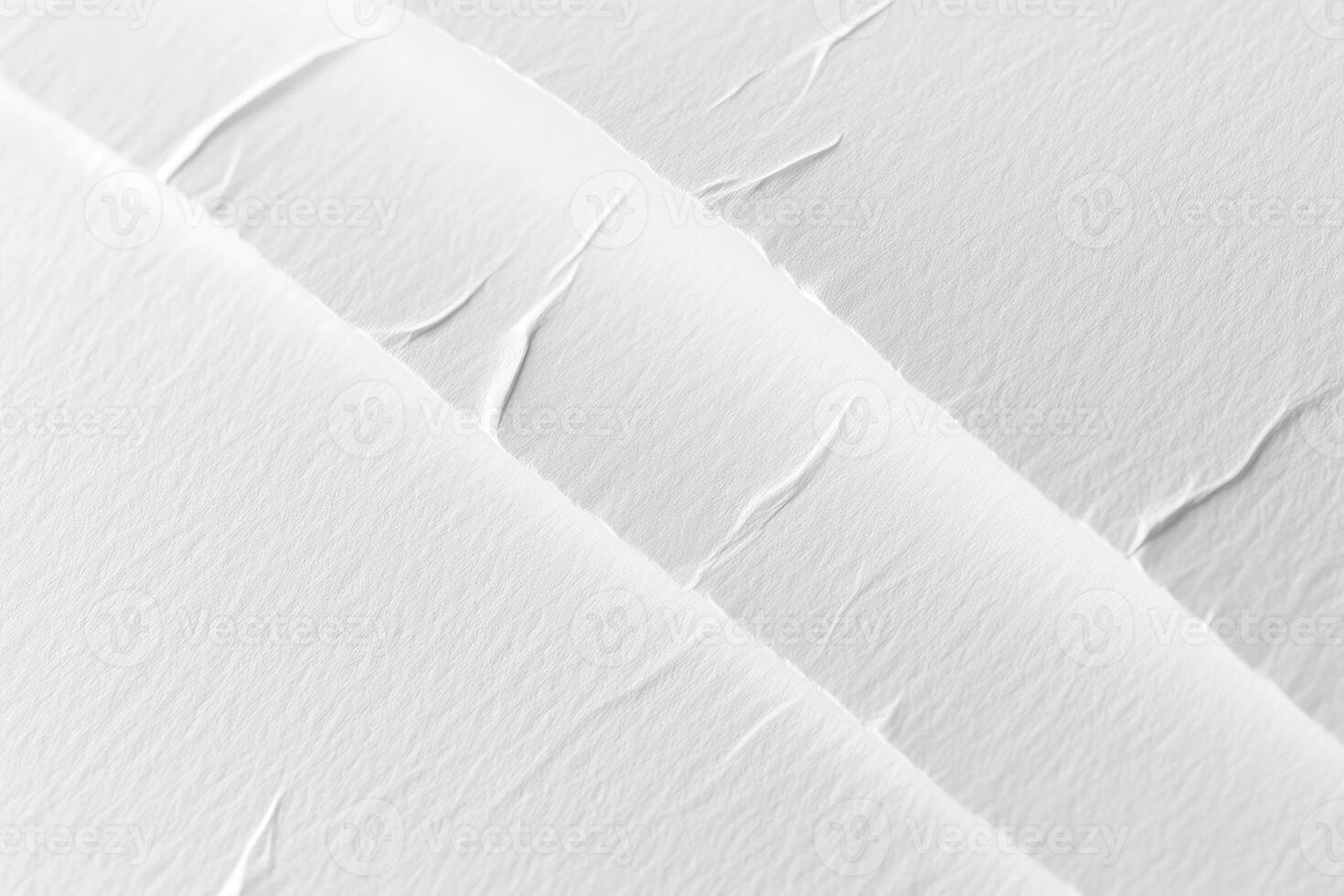 Wrinkled White Paper Texture with Diagonal Lines photo