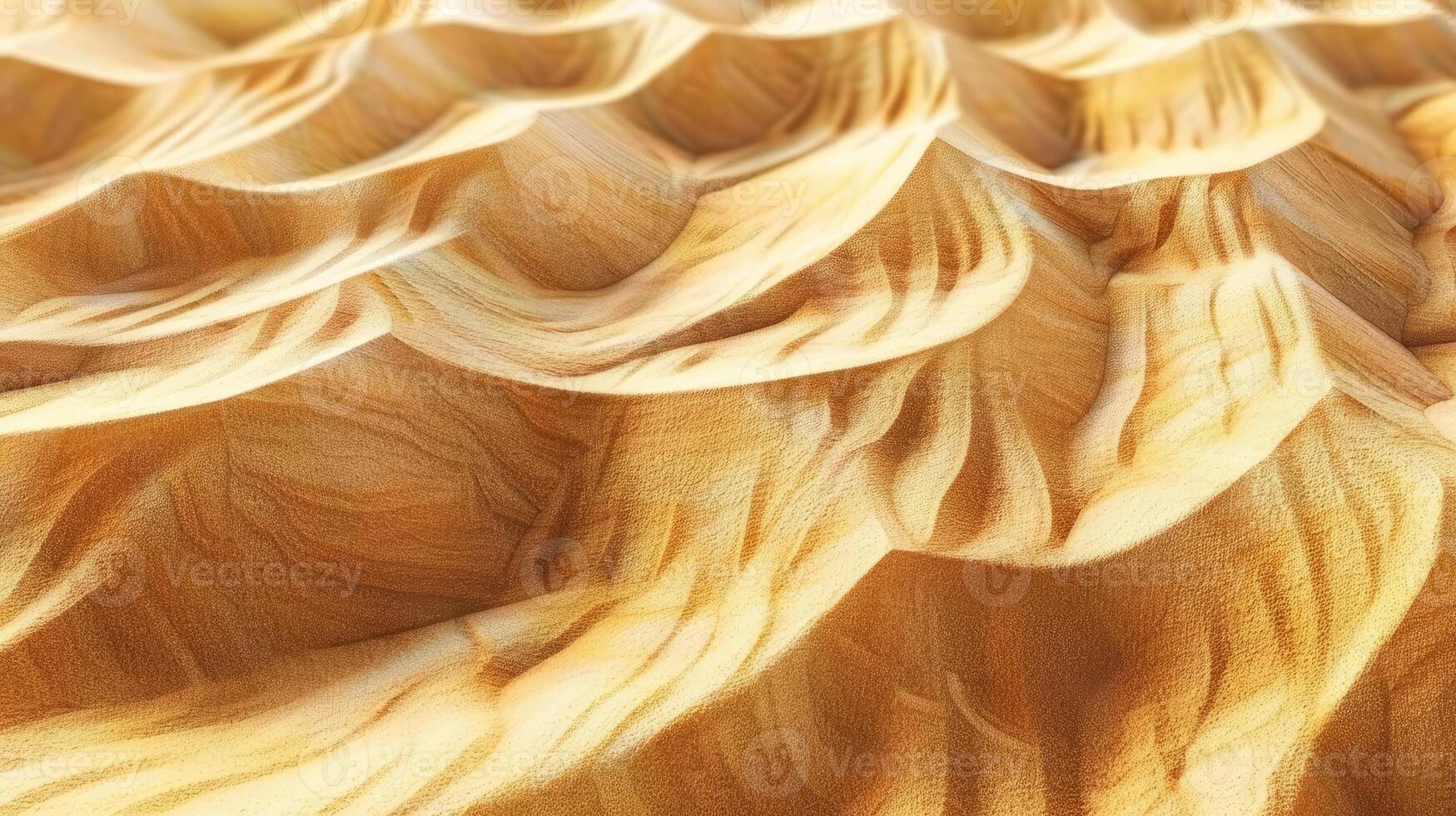 Abstract Texture of Wavy Sand Dunes in Golden Hues photo
