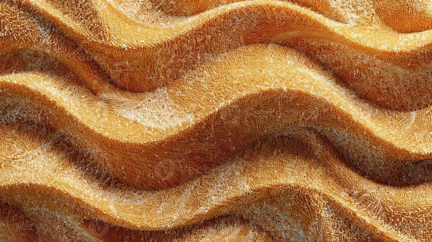 Abstract Wavy Texture with Golden and White Tones photo