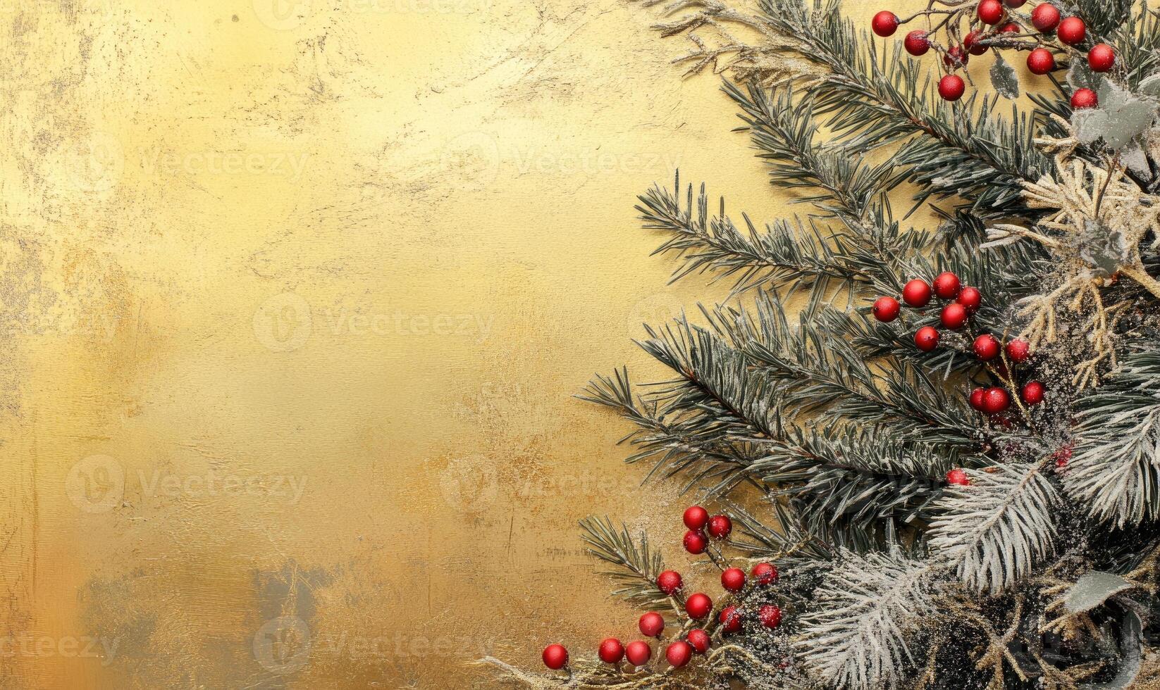 A gold background with a tree on it photo