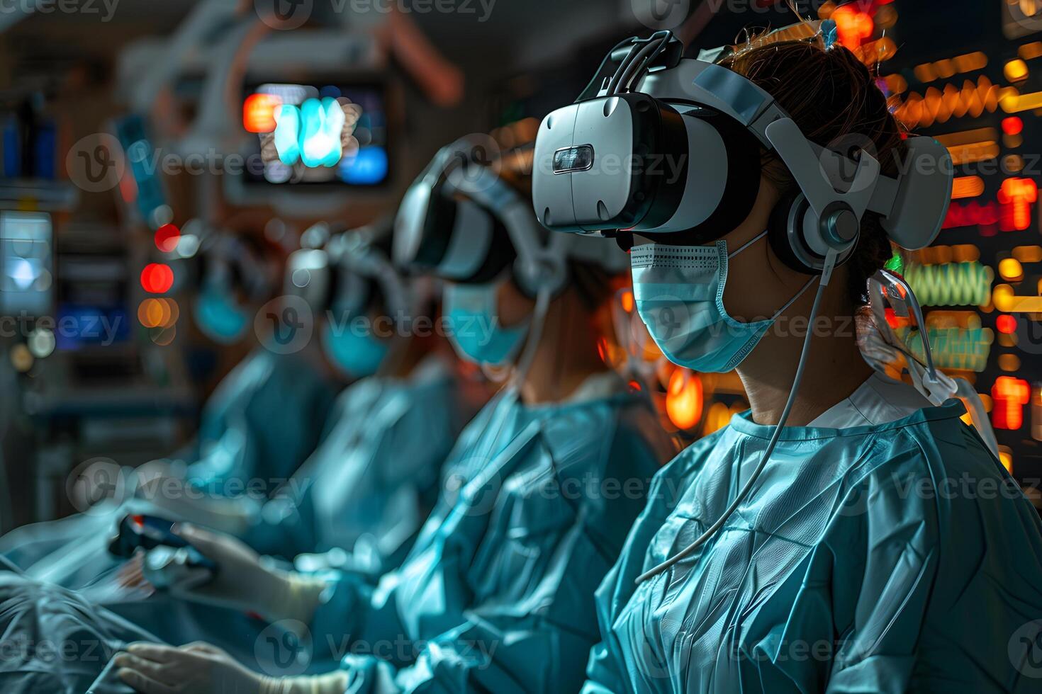 Advanced Virtual Reality Training in Modern Medical Surgery for Enhanced Skill Development photo