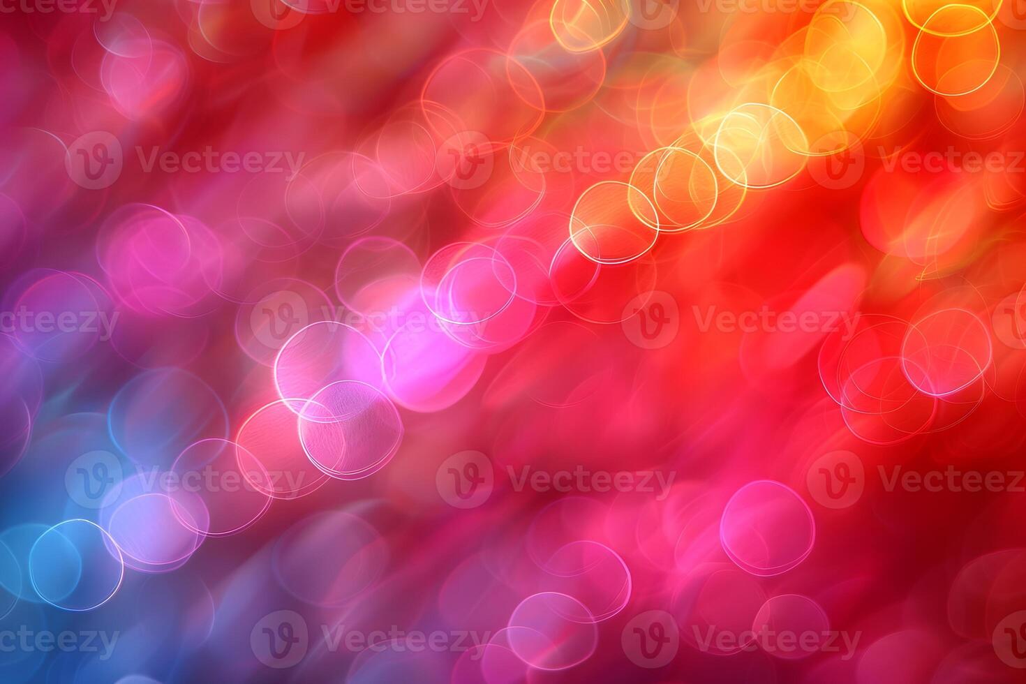 Vibrant Abstract Bokeh Background for Creative Design Projects photo