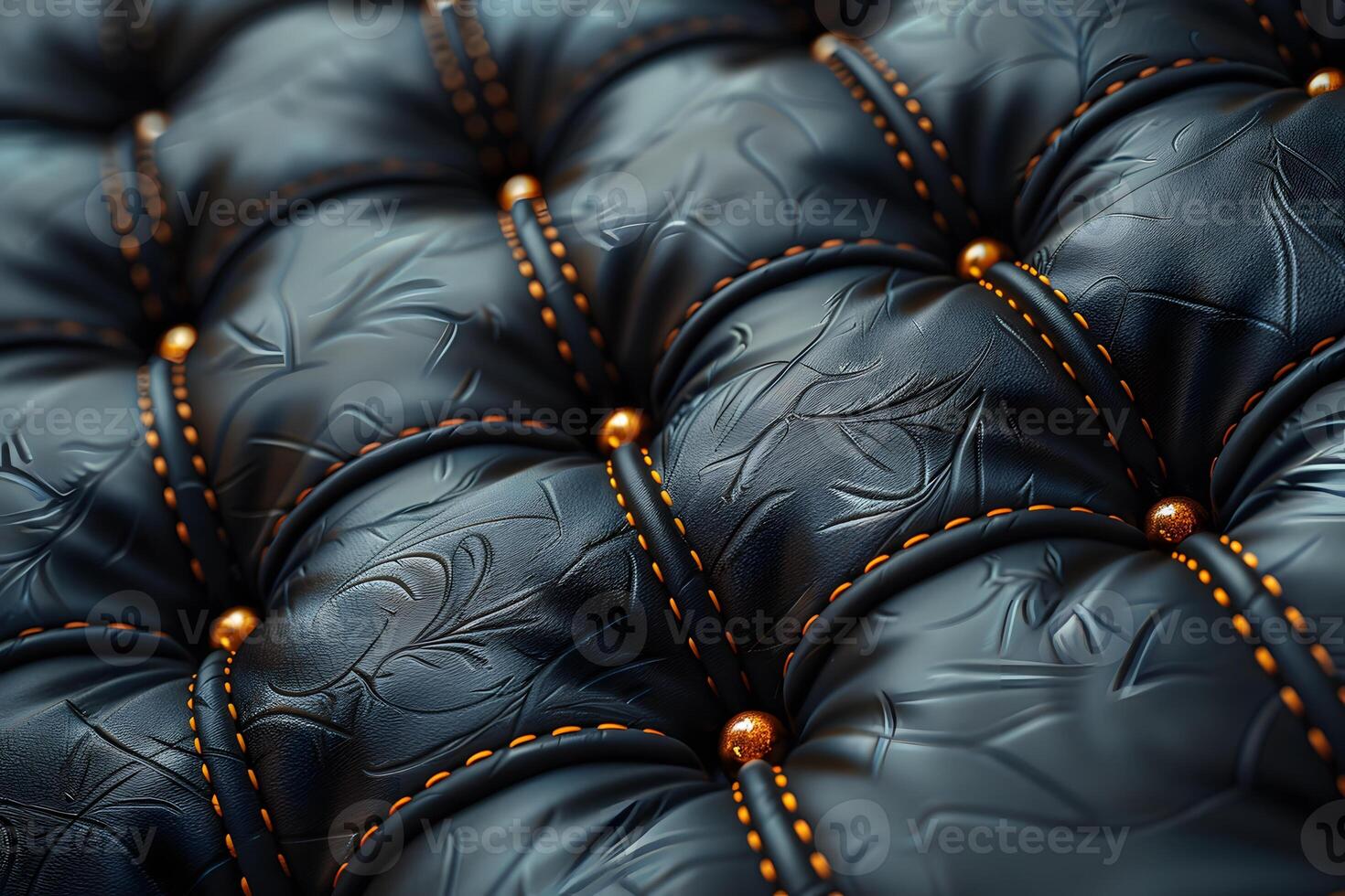 Luxurious Textured Leather Upholstery Design with Intricate Patterns photo