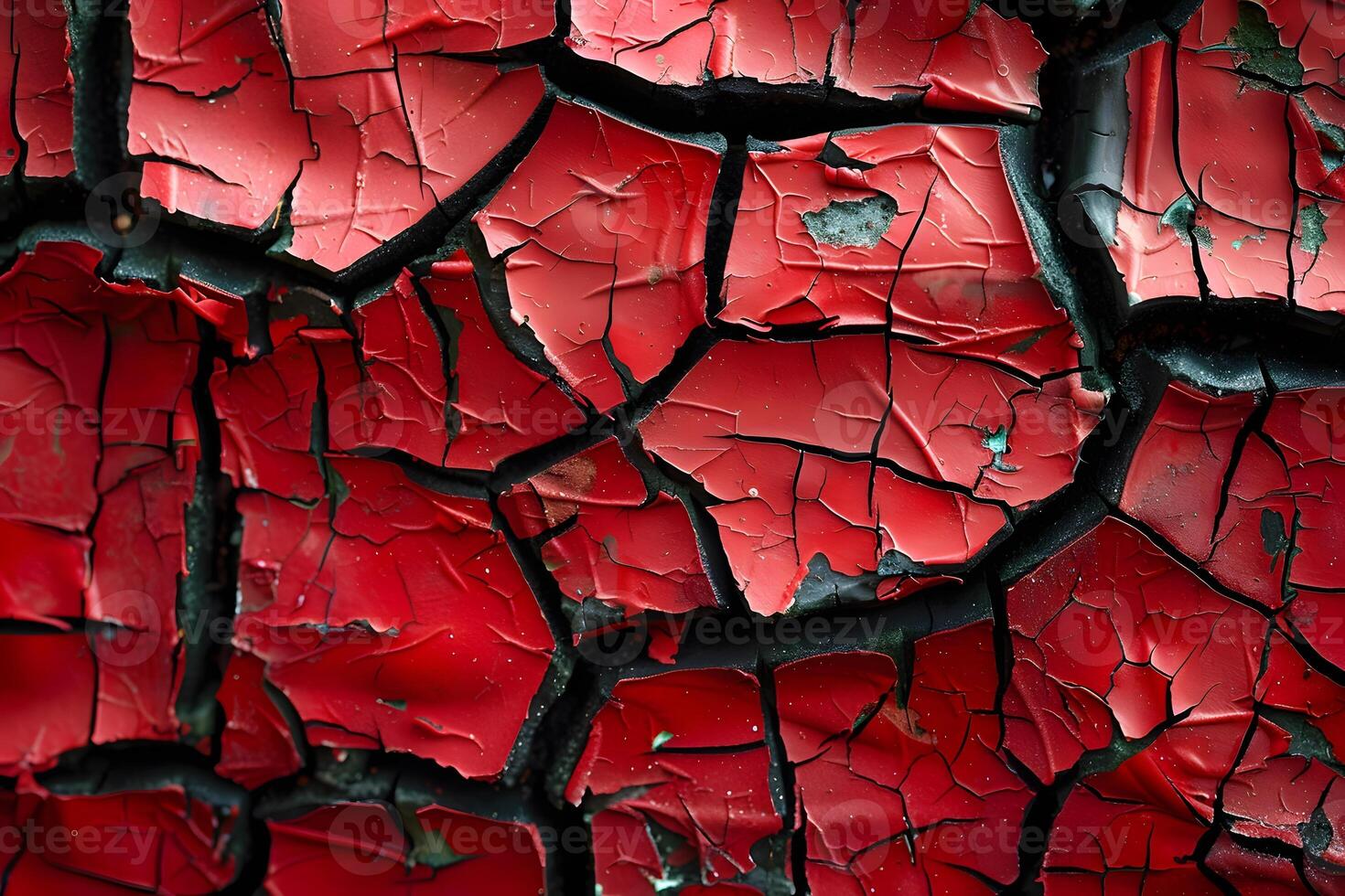 Bold Red Peeling Paint Texture for Creative Design Projects or Abstract Art photo