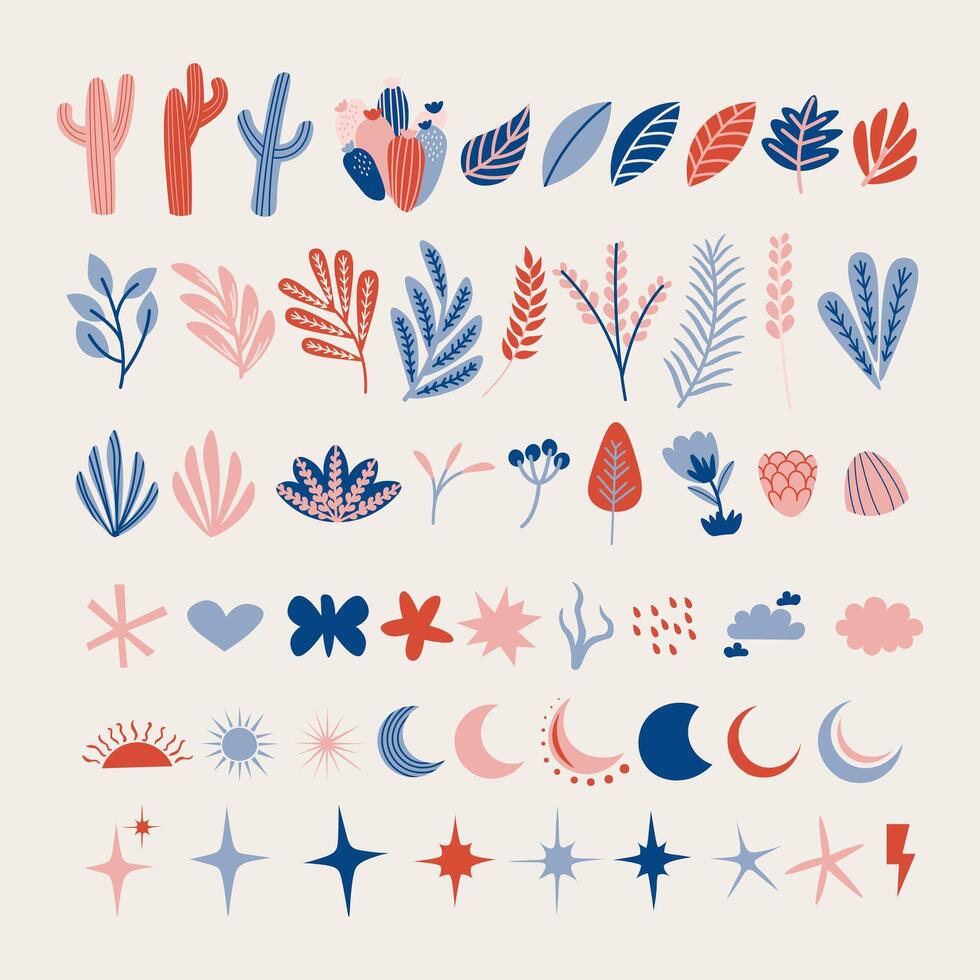 Folk Art Design Element Object vector