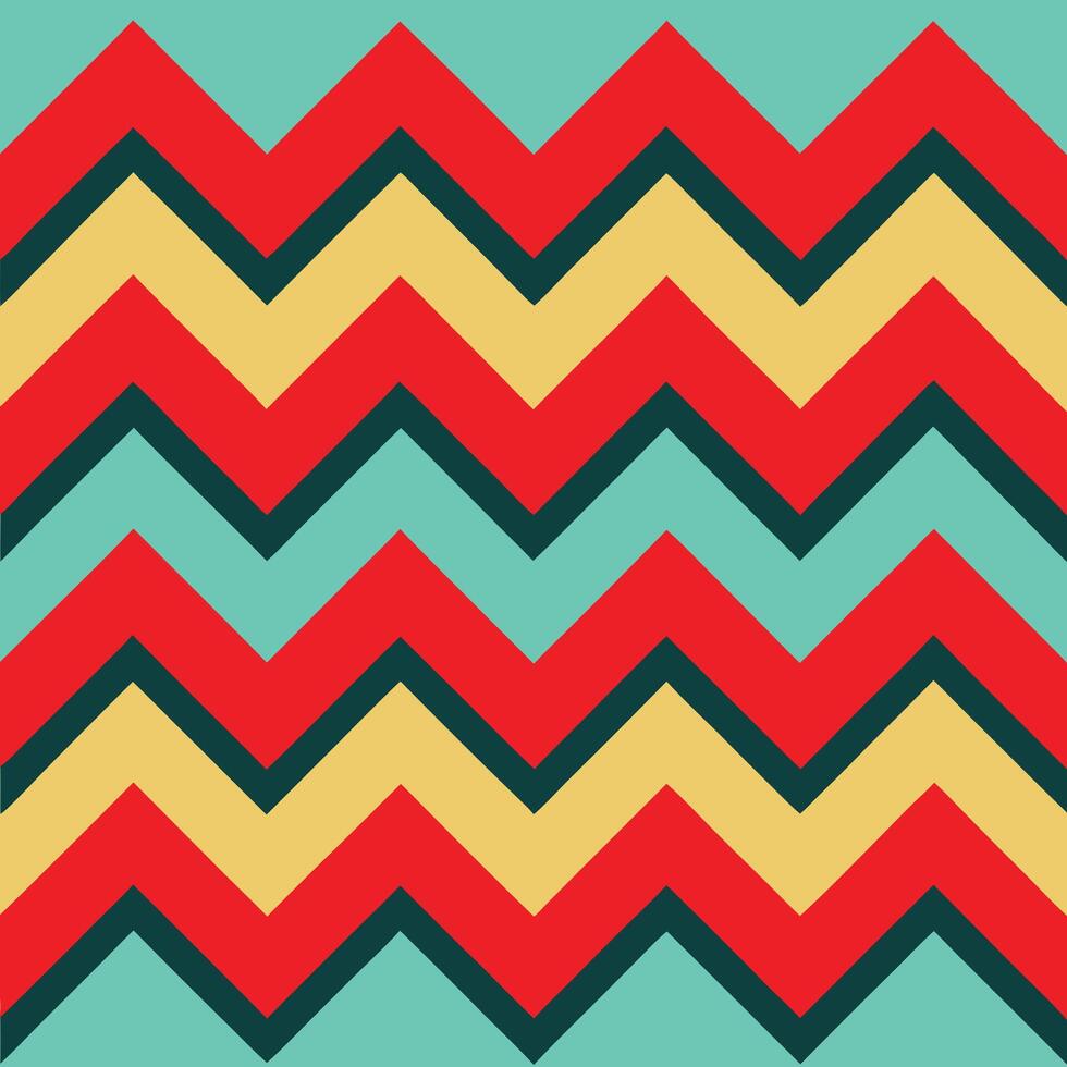 A blue background with a zig zag pattern vector