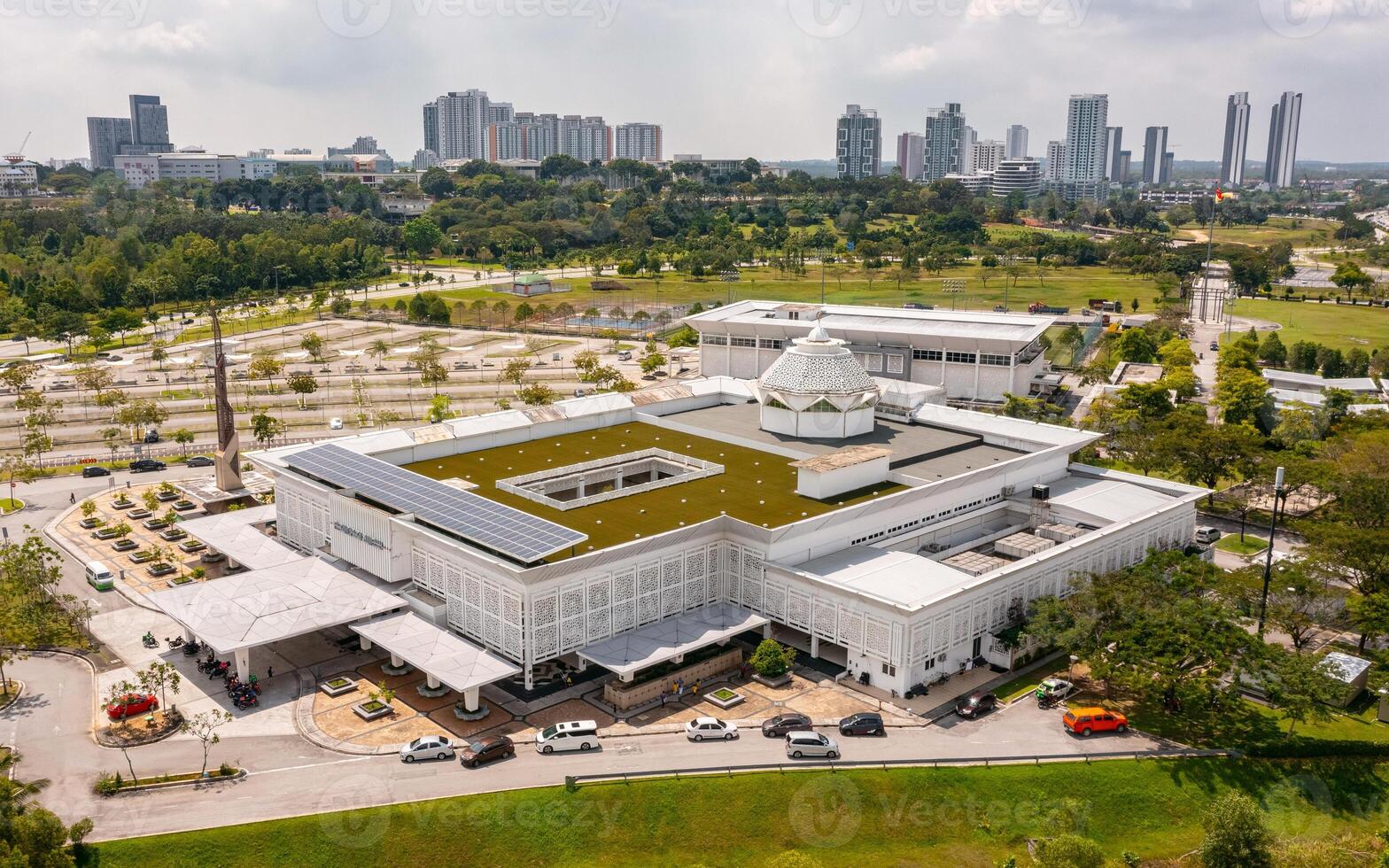 Aerial view of Raja Haji Fi Sabilillah Mosque in Cyberjaya photo