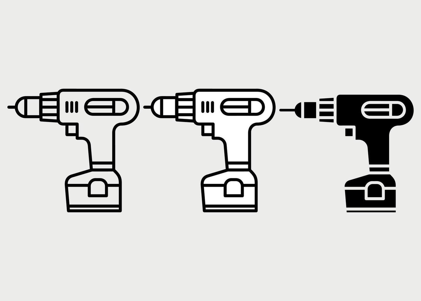 screwdriver icon isolated on white background vector