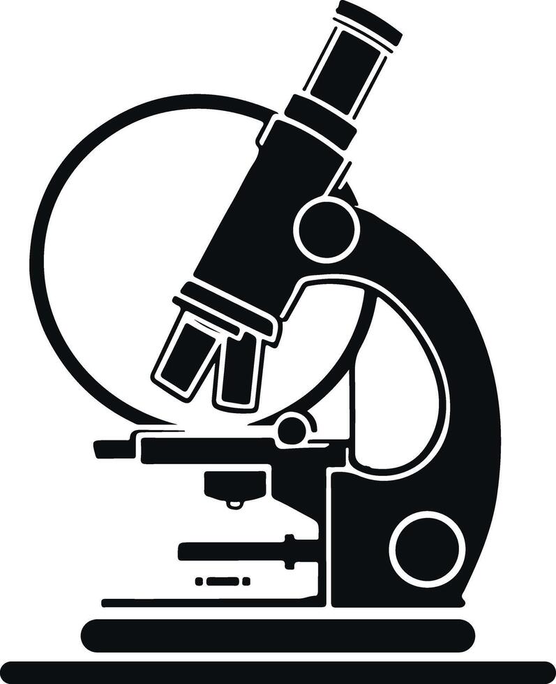 A Classic Microscope Design vector