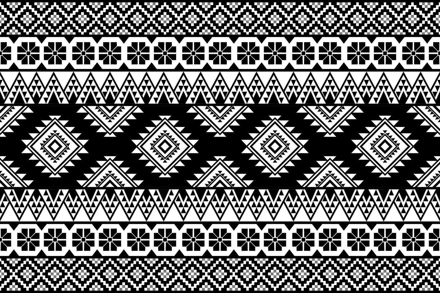 Geometric American ethnic seamless pattern for fabric. vector