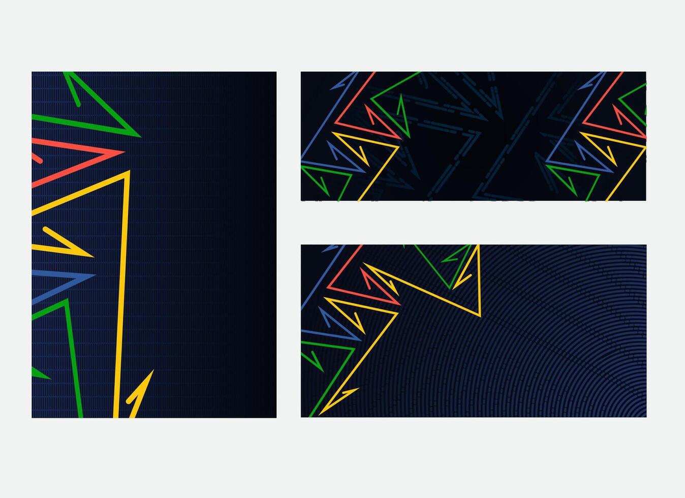 Vibrant Geometric Abstract Background vector