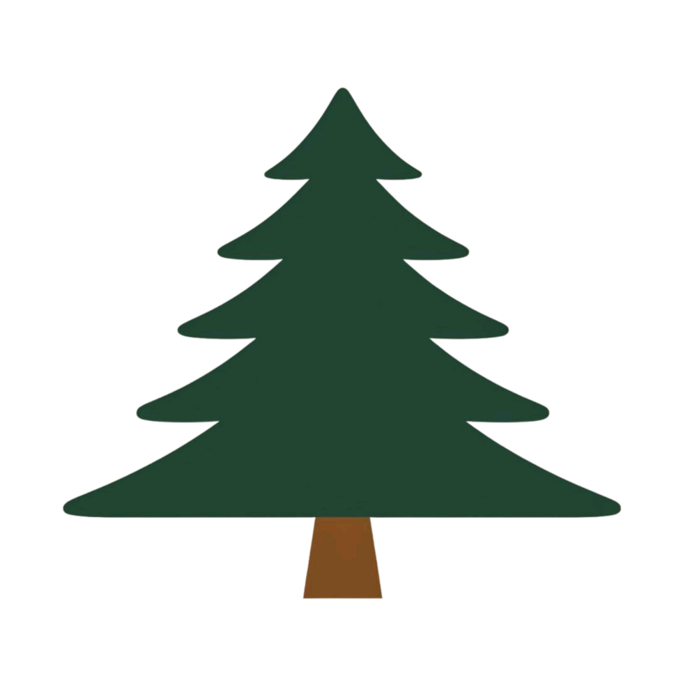Christmas tree with transparent background png