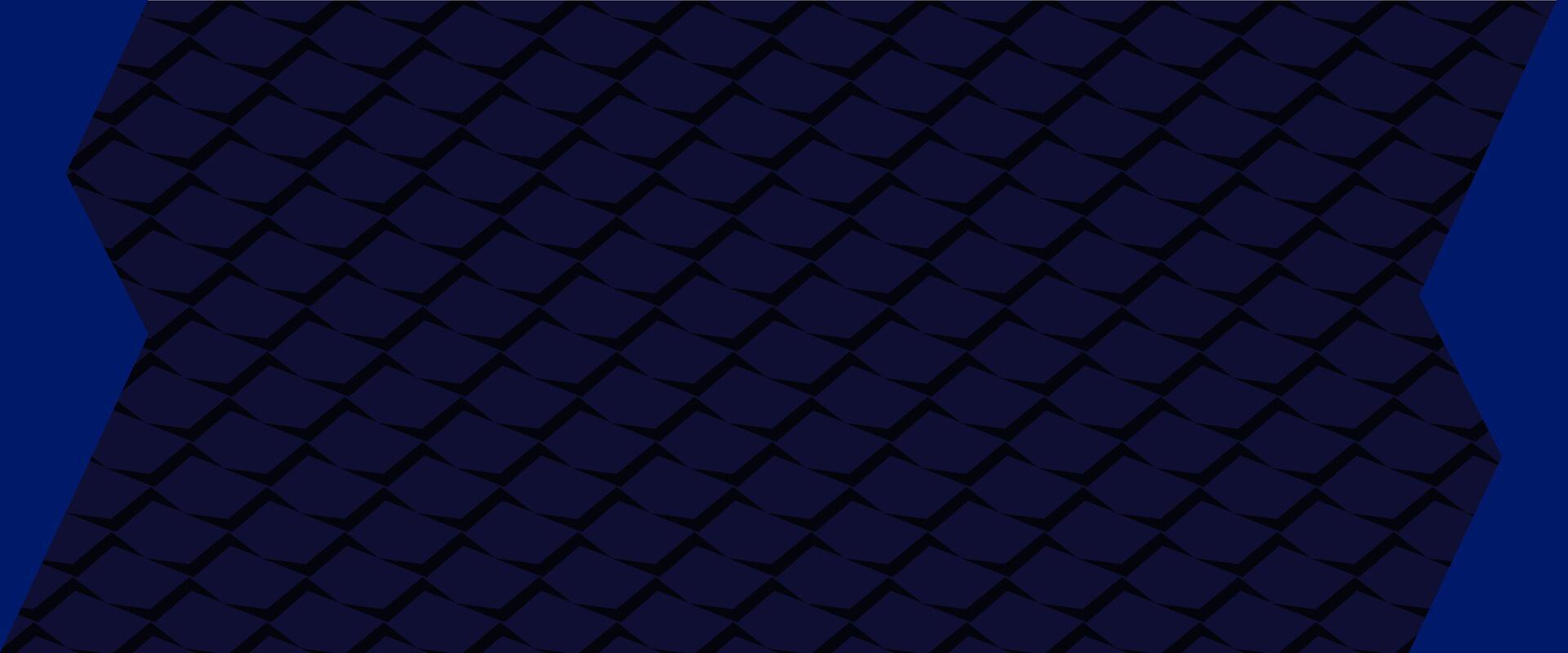A blue background with a black pattern vector