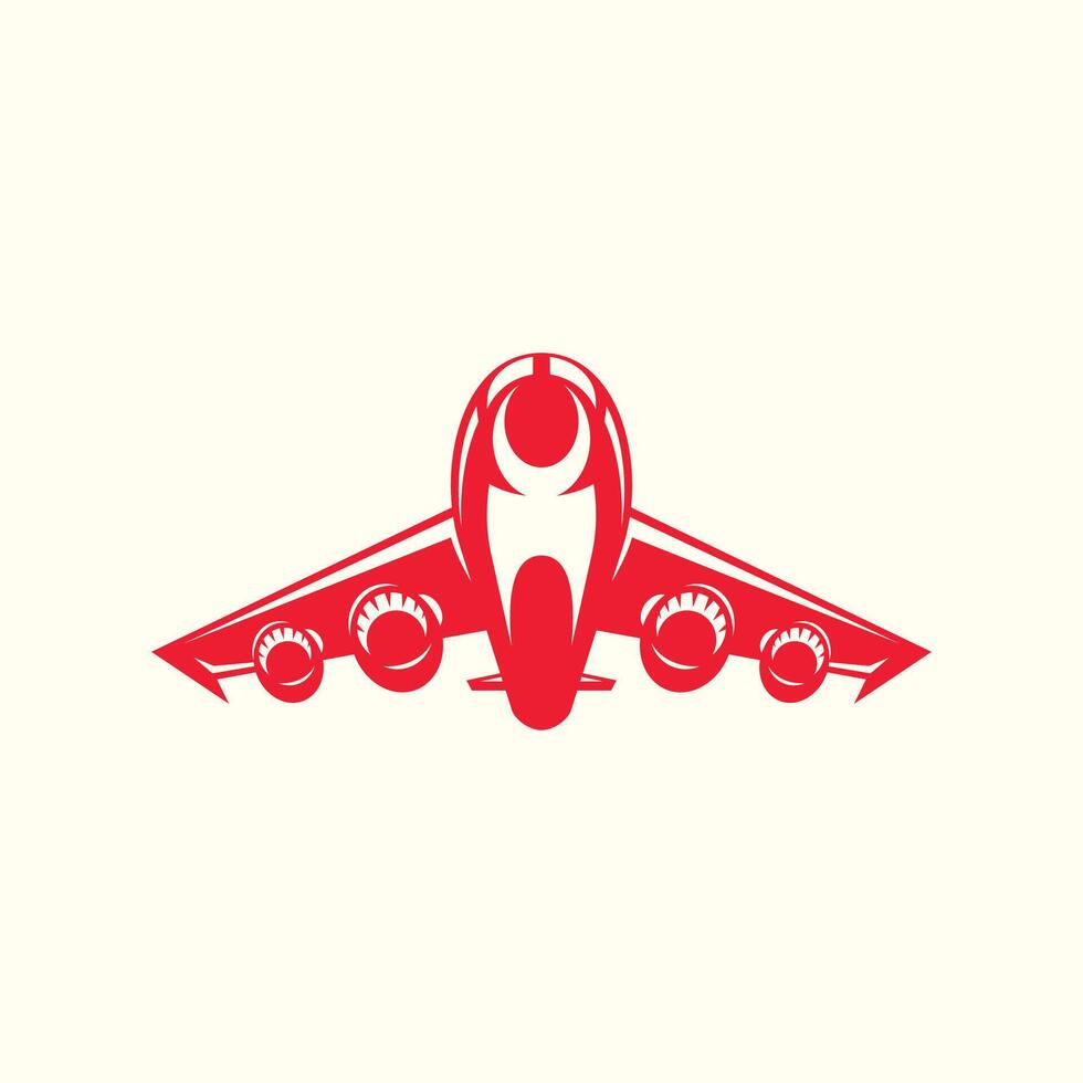 Plane trendy artwork attractive abstract illustration colorful applied design vector