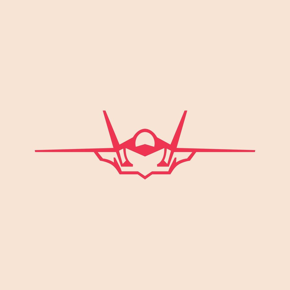 Fighter Jet trendy artwork aesthetic abstract illustration colorful practical design vector