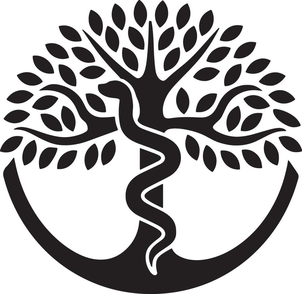 Abstract Arbor Modern Tree vector