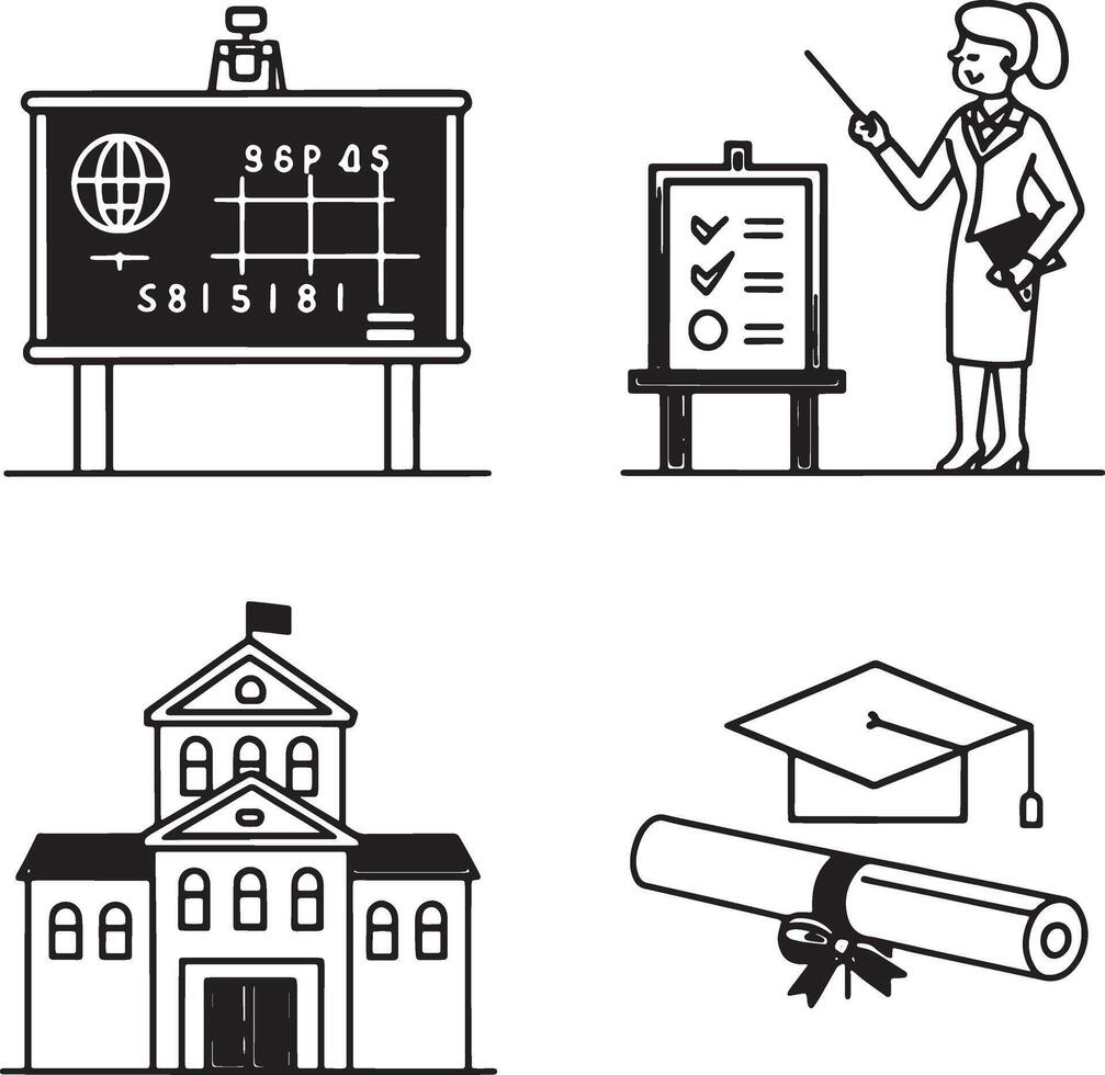 Corporate Learning Training at the Office Desk vector