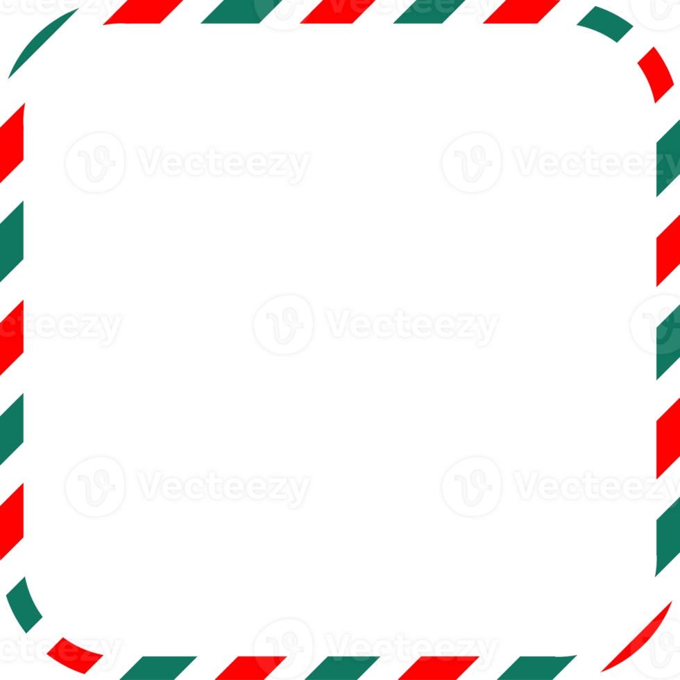 Merry Christmas frame. Christmas border frame. Red and green frame for Christmas png