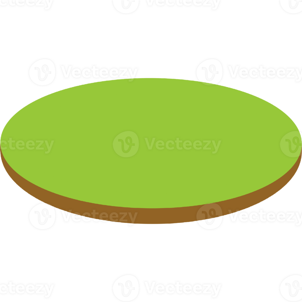 Isometric landscape tiles. Isometric platform. Empty Isometric landscaping png
